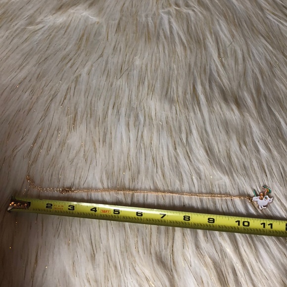 New! Unicorn necklace &earrings /jewelry set - Picture 3 of 8